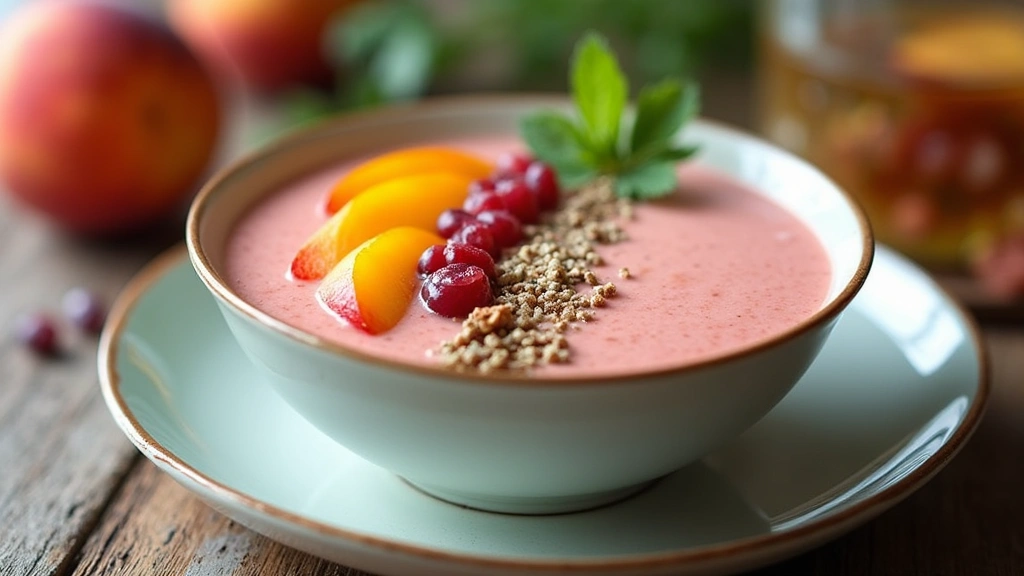 Peach Smoothie Bowl – Summer Morning Favorite