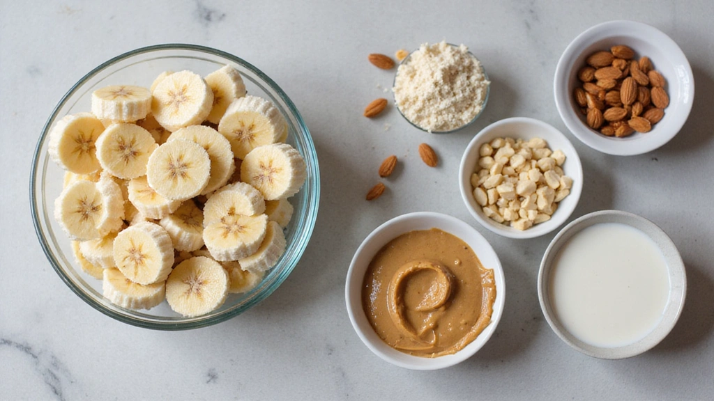 Peanut Butter Smoothie Bowl – Creamy and Satisfying - Step 1: Prepare Ingredients