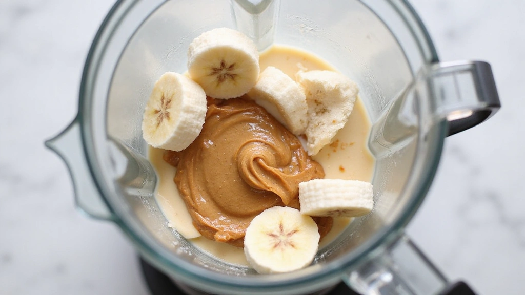 Peanut Butter Smoothie Bowl – Creamy and Satisfying - Step 2: Blend the Base