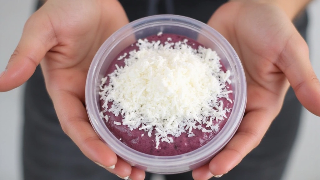 Peanut Butter Smoothie Bowl – Creamy and Satisfying - Step 8: Add Coconut