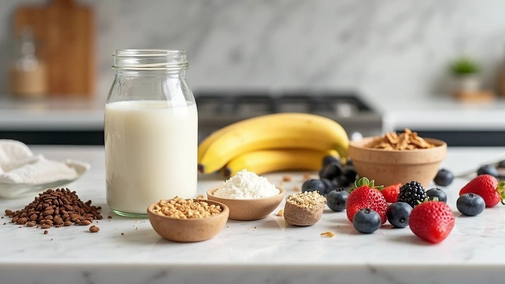 Protein Smoothie Bowl – High Protein Breakfast Idea - Step 1: Prepare Ingredients