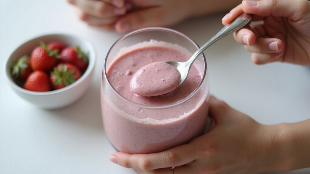 Protein Smoothie Bowl – High Protein Breakfast Idea - Step 3: Check Consistency