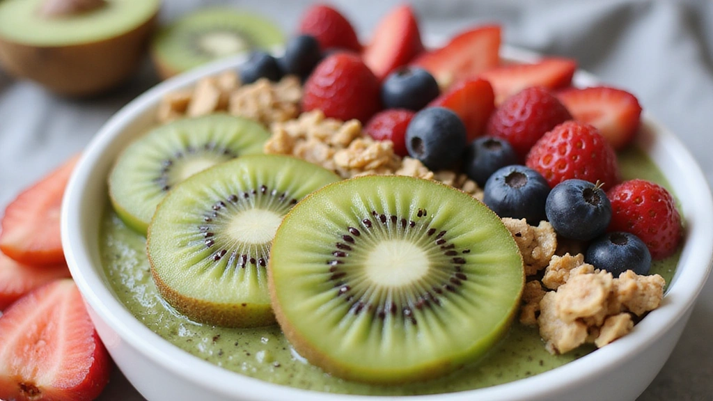 Protein Smoothie Bowl – High Protein Breakfast Idea - Step 7: Arrange Fresh Fruits