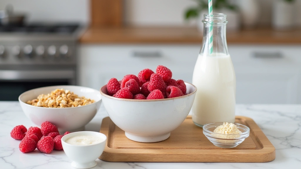 Raspberry Smoothie Bowl – Bright, Sweet and Tangy - Step 1: Gather Ingredients