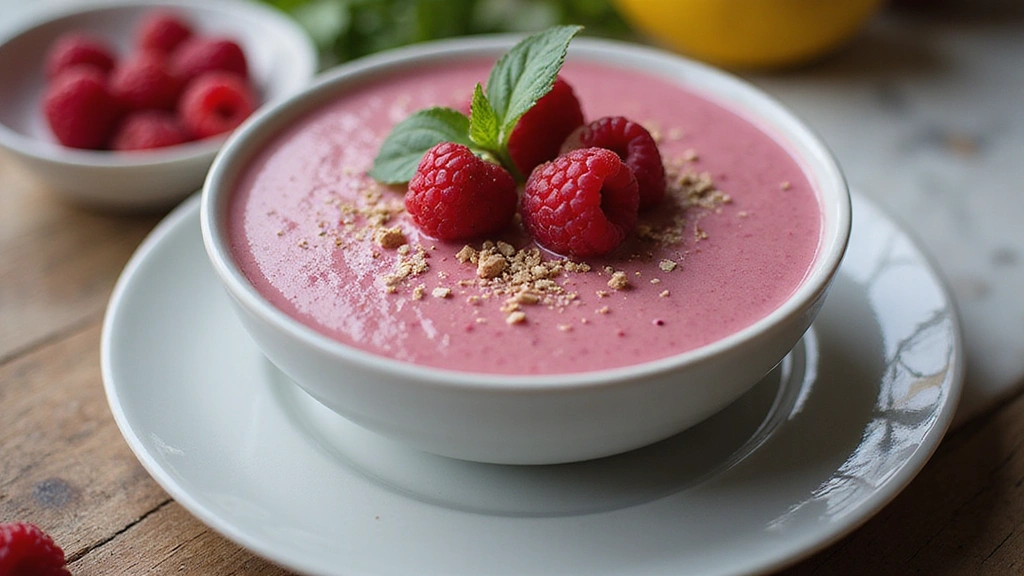 Raspberry Smoothie Bowl – Bright, Sweet and Tangy
