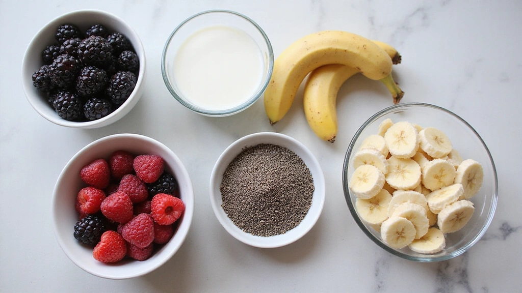 Smoothie Bowl Base Recipe – Perfect Texture Every Time - Step 1: Prepare Ingredients