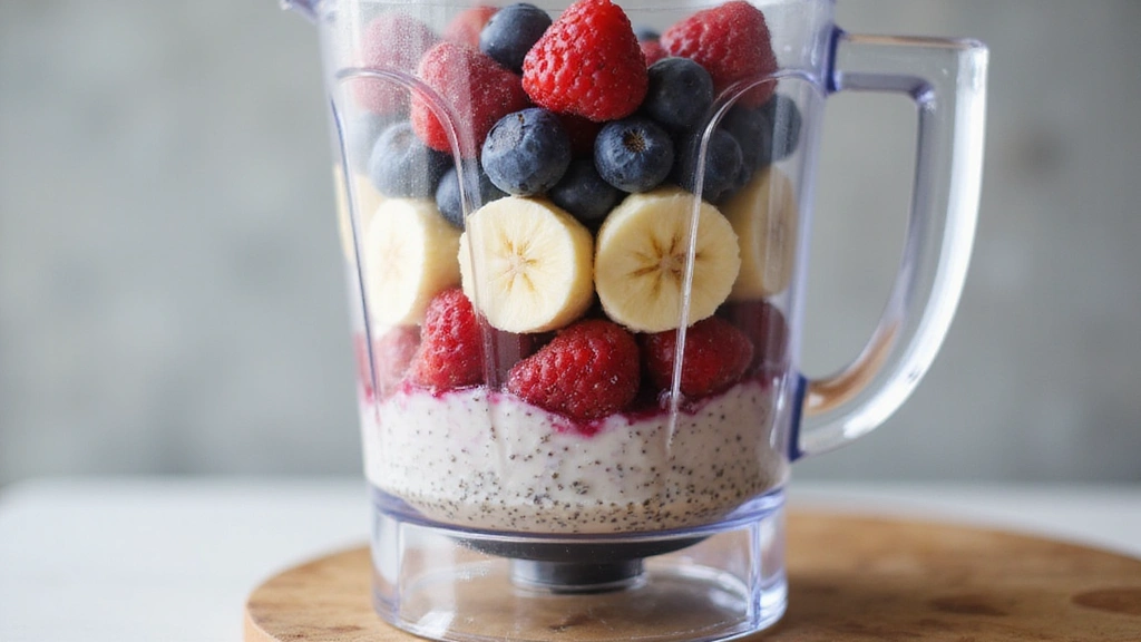 Smoothie Bowl Base Recipe – Perfect Texture Every Time - Step 2: Add Ingredients to Blender