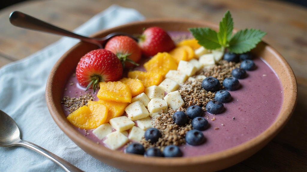 Smoothie Bowl Base Recipe – Perfect Texture Every Time - Step 7: Serve Immediately