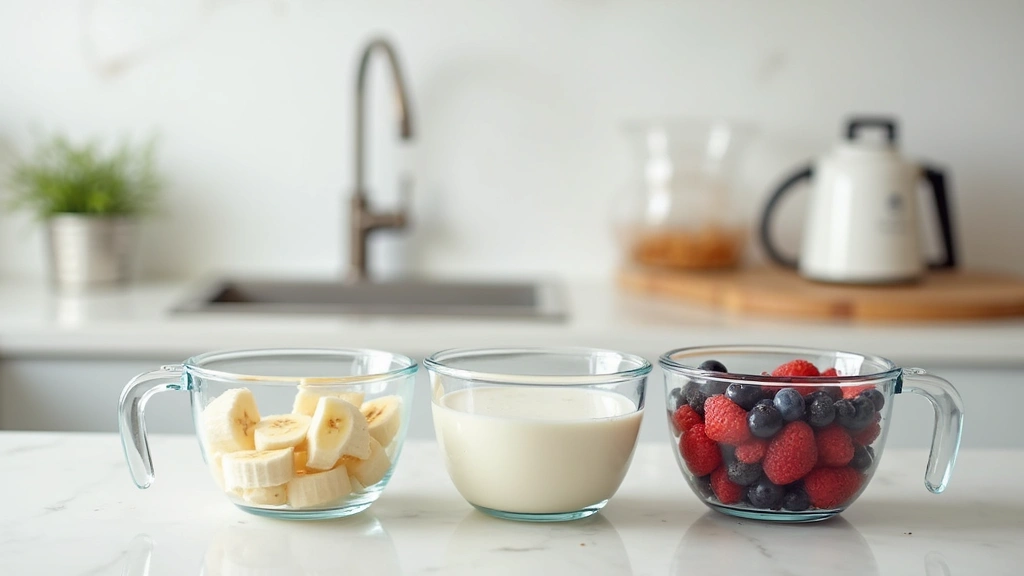 Smoothie Bowl Calories and Nutrition Guide - Step 1: Prepare Ingredients
