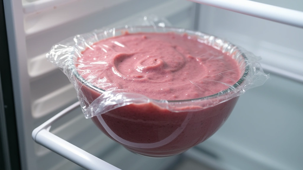 Smoothie Bowl Calories and Nutrition Guide - Step 3: Chill the Mixture