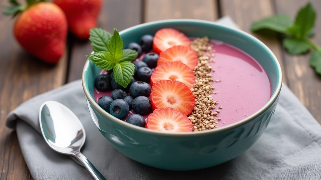 Smoothie Bowl Calories and Nutrition Guide - Step 8: Serve and Enjoy