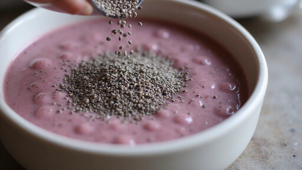 Smoothie Bowl Meal Prep Ideas – Easy and Time Saving - Step 6: Sprinkle Chia Seeds