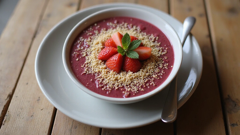 Smoothie Bowl Without Banana – Smooth and Naturally Thick - Step 8: Serve Immediately