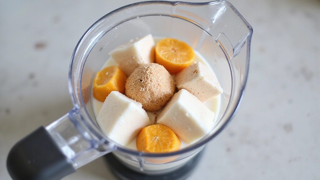 Smoothie Bowl with Pineapple – Sweet and Zesty - Step 2: Blend the Base