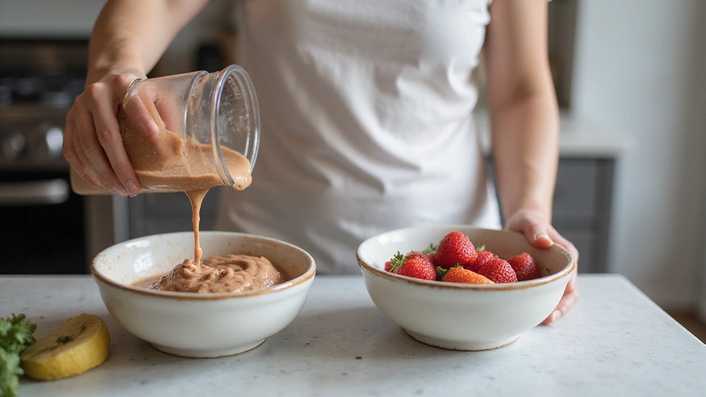Smoothie Bowl with Pineapple – Sweet and Zesty - Step 4: Pour into Bowls