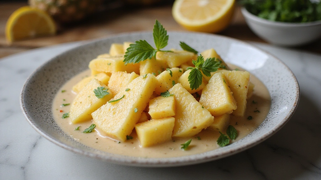 Smoothie Bowl with Pineapple – Sweet and Zesty