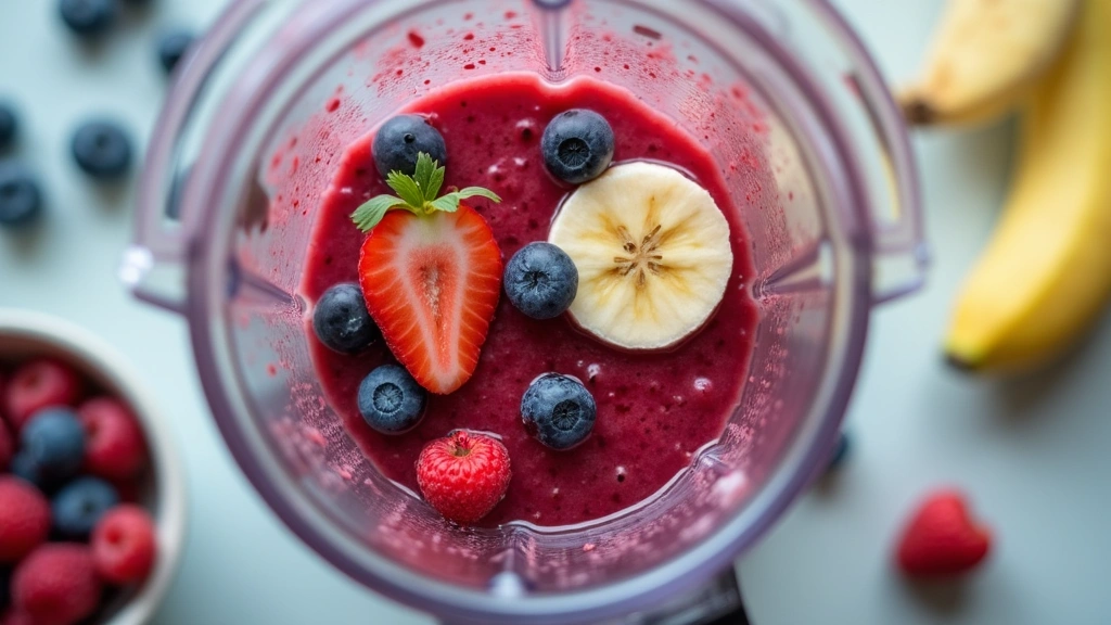 Smoothie King Bowl – Copycat Recipe for Home - Step 3: Blend the Base