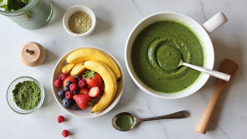 Spirulina Smoothie Bowl – Detox and Energy in One - Step 1: Prepare Ingredients