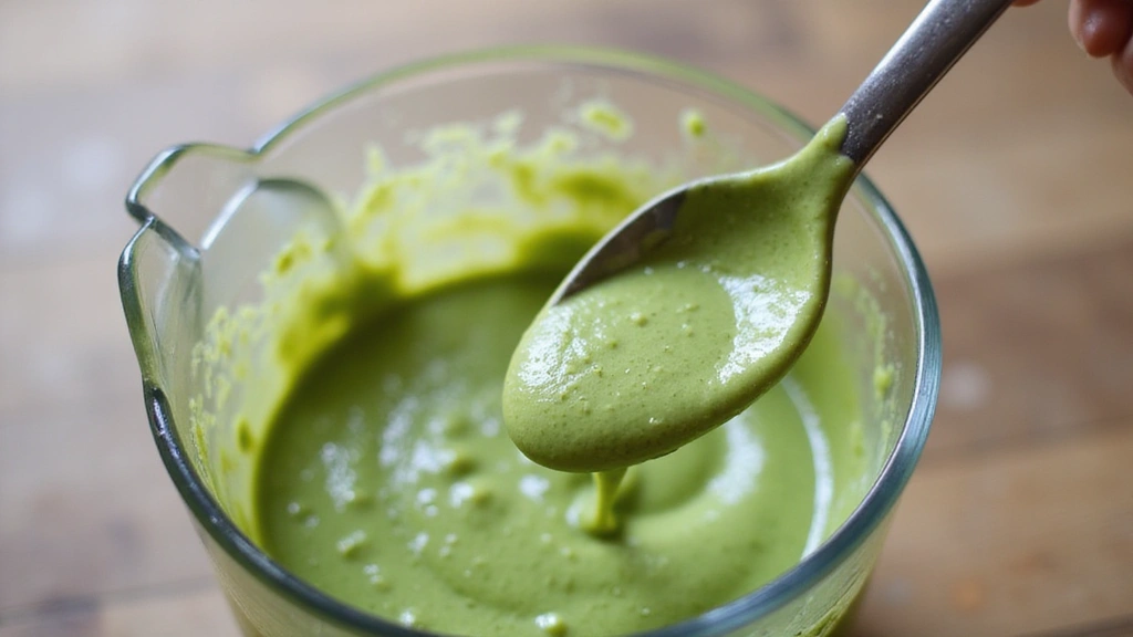 Spirulina Smoothie Bowl – Detox and Energy in One - Step 3: Check Consistency