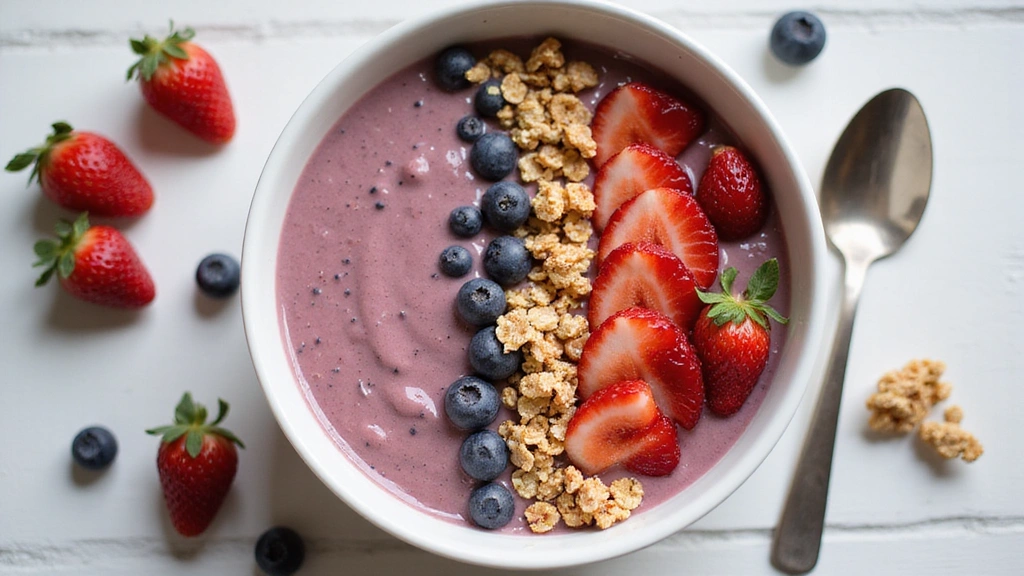 Strawberry Banana Smoothie Bowl – Classic and Creamy - Step 8: Serve and Enjoy