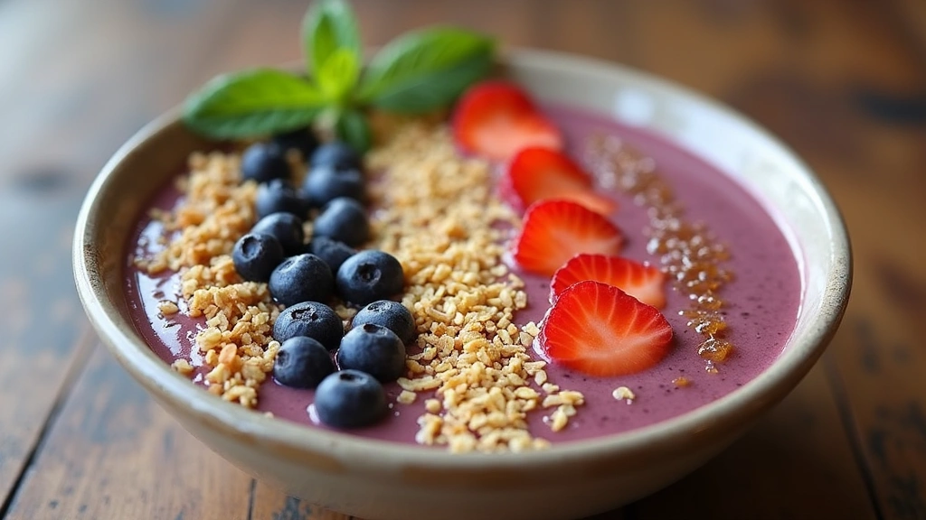 Strawberry Mango Smoothie Bowl – Tropical and Refreshing - Step 7: Final Touches