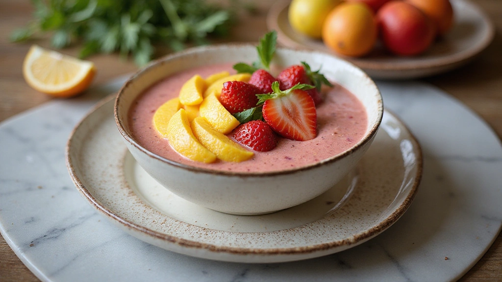 Strawberry Mango Smoothie Bowl – Tropical and Refreshing
