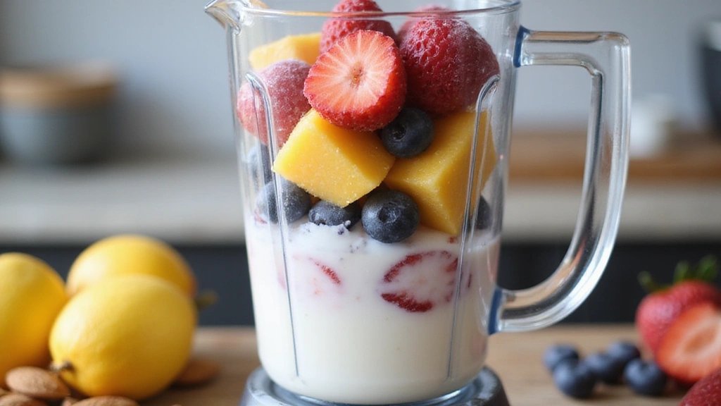 Superfood Smoothie Bowl – Loaded with Vitamins and Fiber - Step 3: Blend the Base