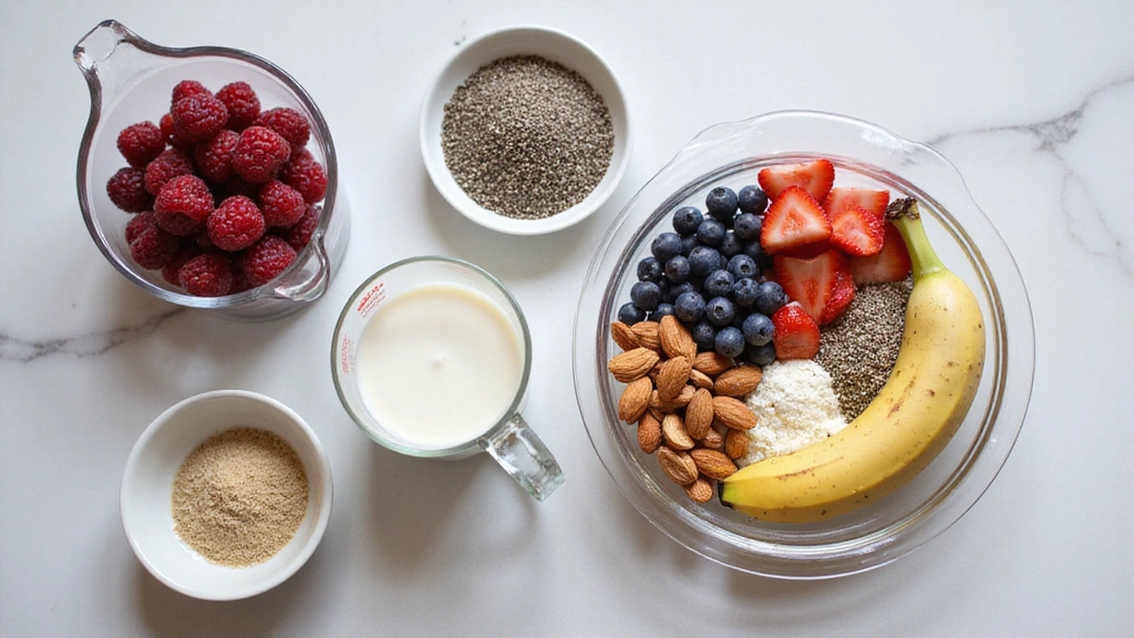 The Best Smoothie Bowl Recipe – Thick, Creamy and Delicious - Step 1: Prepare Ingredients