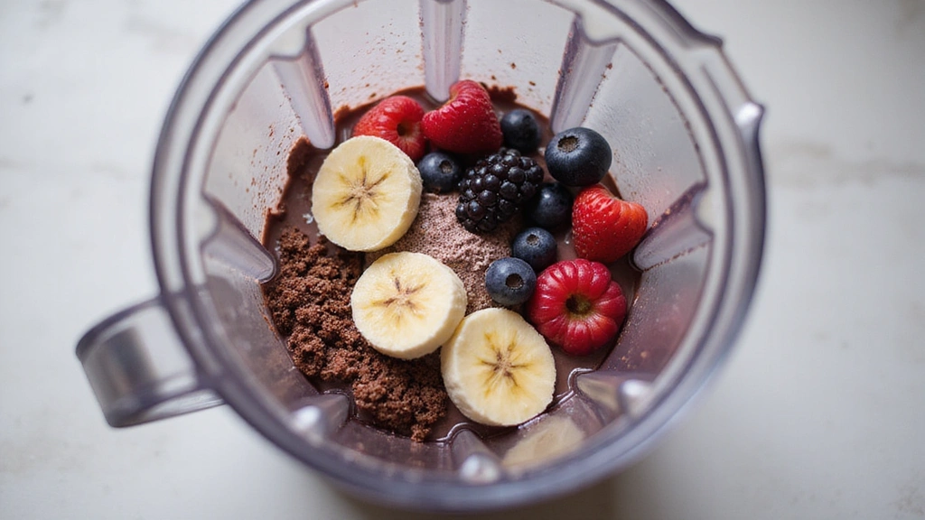 Tropical Smoothie Acai Bowl Recipe – Refreshing and Fruity - Step 2: Blend Acai Base