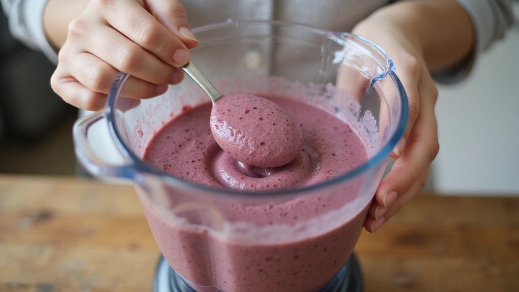 Vegan Smoothie Bowl – Dairy Free and Naturally Sweet - Step 3: Check Consistency