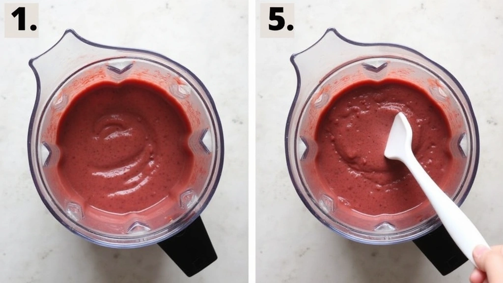 Vegan Smoothie Bowl – Dairy Free and Naturally Sweet - Step 4: Pour into Bowls