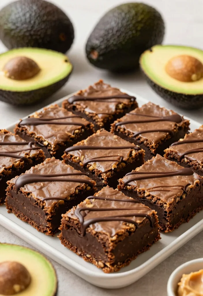 10 Avocado Dessert Recipes for Creamy Unexpected Sweet Ideas - 6. Avocado Peanut Butter Brownies