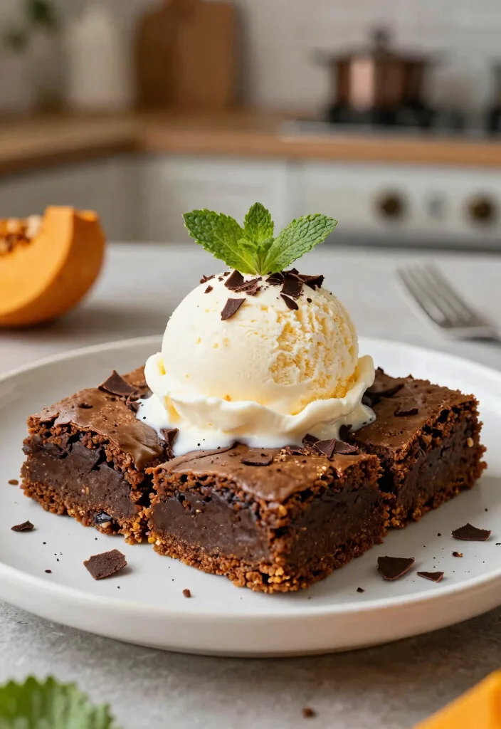 10 Butternut Squash Dessert Recipes for Cozy Light Fall Sweets - 8. Butternut Squash Brownies