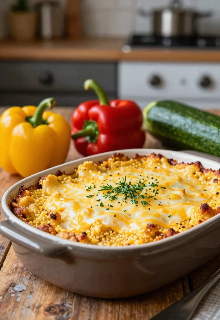 10 Cornmeal Dinner Recipes for Cozy Flavorful Homemade Meals - 2. Hearty Cornmeal Casserole with Vegetables