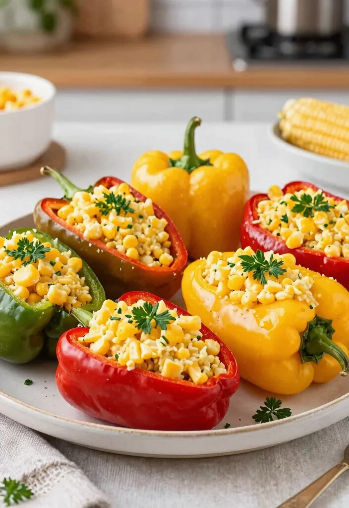 10 Cornmeal Dinner Recipes for Cozy Flavorful Homemade Meals - 7. Cornmeal Stuffed Peppers
