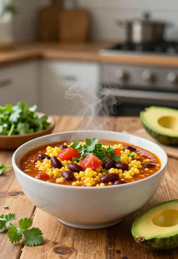 10 Cornmeal Dinner Recipes for Cozy Flavorful Homemade Meals - 9. Cornmeal and Bean Chili