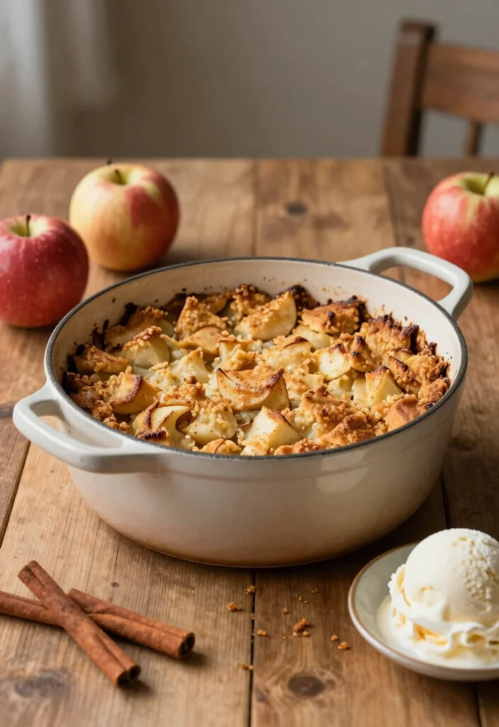 10 Dutch Oven Dessert Recipes for Cozy One-Pot Sweet Comfort - 1. Classic Dutch Oven Apple Crisp