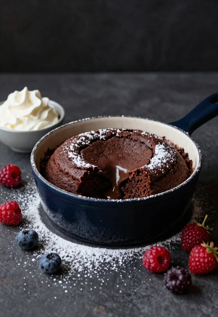 10 Dutch Oven Dessert Recipes for Cozy One-Pot Sweet Comfort - 2. Rich Chocolate Lava Cake