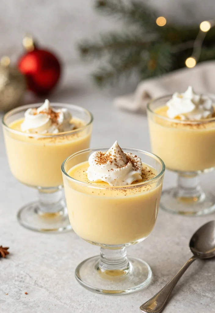 10 Egg Dessert Recipes for Simple Rich Homemade Treats - 5. Eggnog Custard