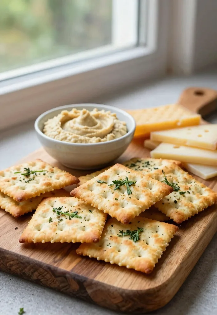 10 Healthy Sourdough Recipes for Nutritious Homemade Baking - 5. Savory Sourdough Crackers