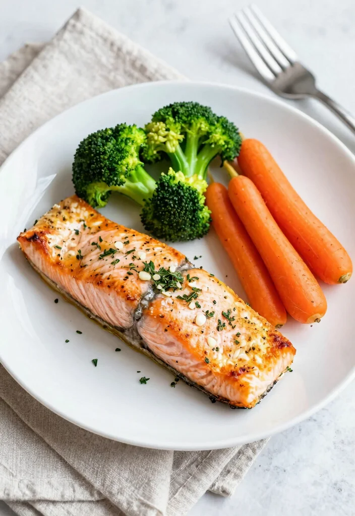 10 Heart-Healthy Keto Recipes for Light Clean Low-Carb Meals - 6. Baked Salmon with Garlic and Herbs