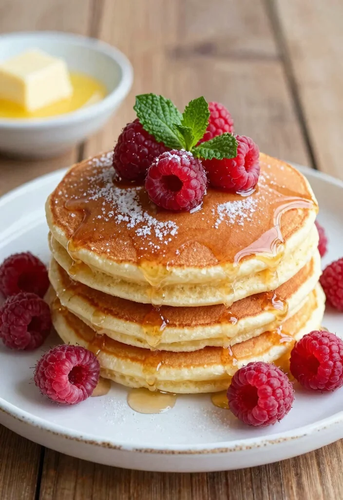 10 Keto Raspberry Recipes for Fresh Light Low-Carb Sweets - 7. Keto Raspberry Pancakes