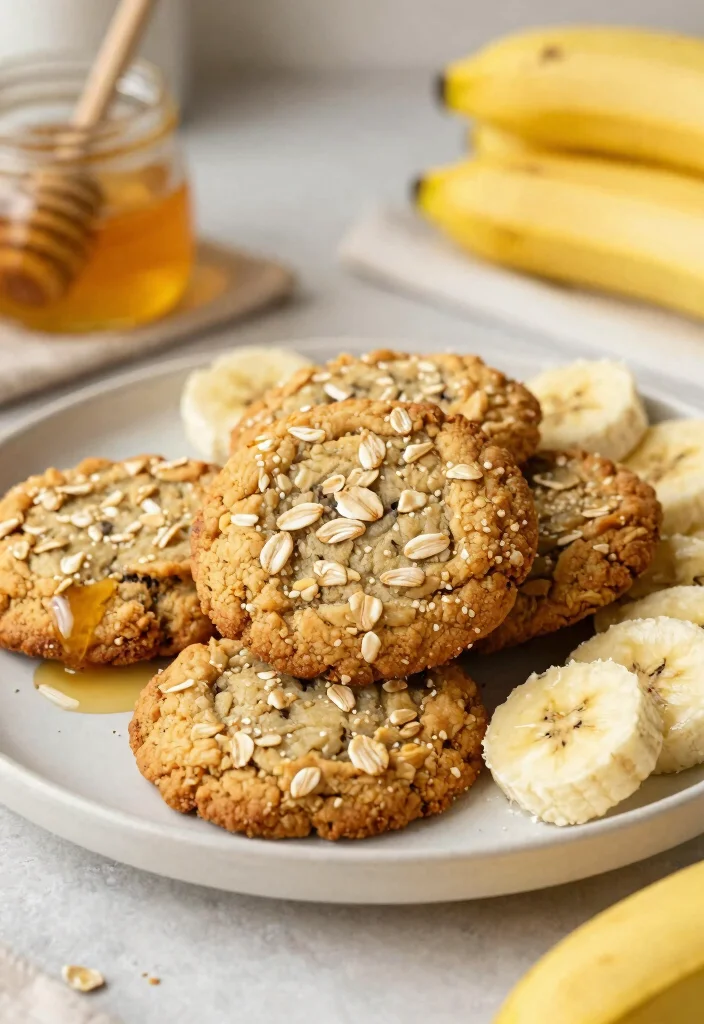 10 Low-FODMAP Vegan Recipes for Gentle Easy Eating - 9. Easy Banana Oatmeal Cookies