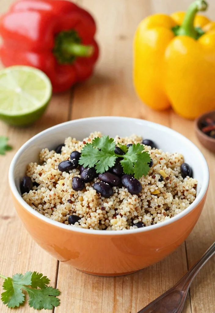 10 Low-Ingredient Dinner Recipes for Fast Simple Weeknights - 5. Quick Quinoa and Black Beans