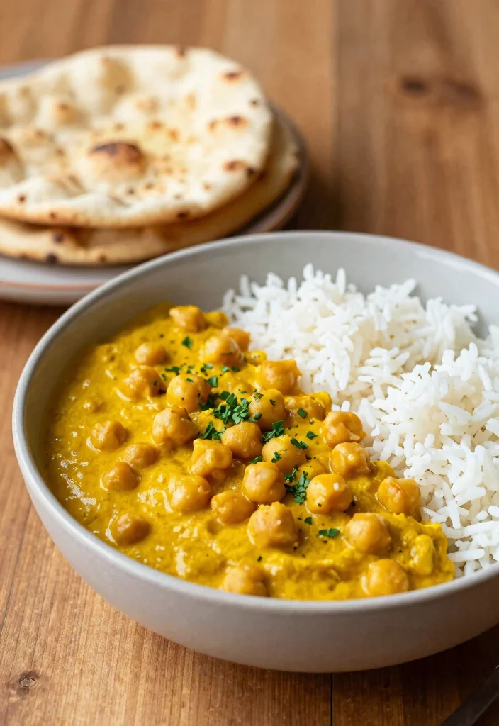 10 Low-Ingredient Dinner Recipes for Fast Simple Weeknights - 7. One-Pan Chickpea Curry