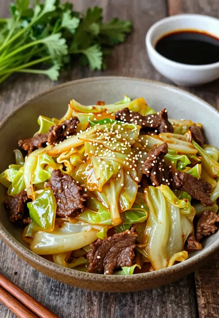 10 Low-Ingredient Dinner Recipes for Fast Simple Weeknights - 9. Beef and Cabbage Stir-Fry