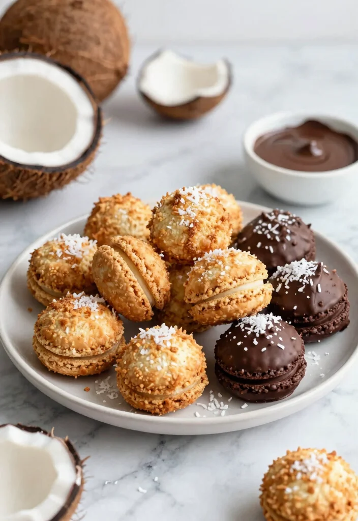10 No-Bake Keto Dessert Recipes for Fast Easy Low-Carb Treats - 3. Coconut Macaroons