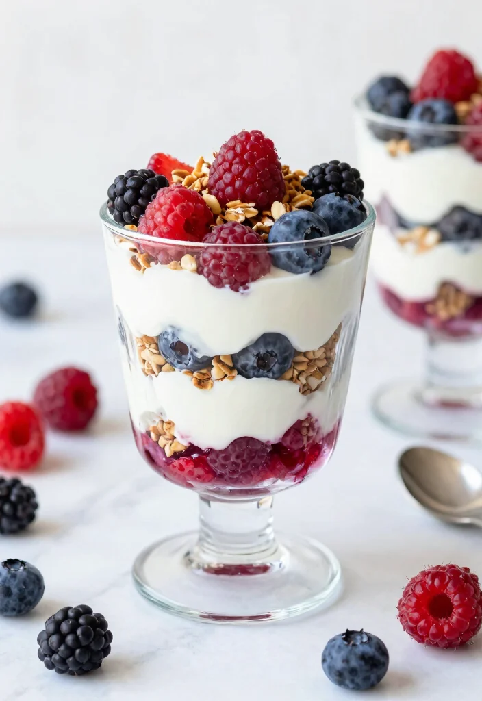 10 No-Bake Keto Dessert Recipes for Fast Easy Low-Carb Treats - 8. Keto Berry Parfait