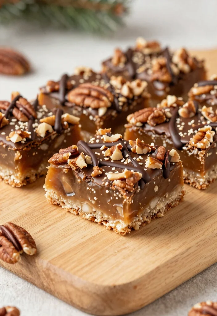 10 Pecan Dessert Recipes for Nutty Easy Holiday-Style Treats - 2. Pecan Caramel Bars