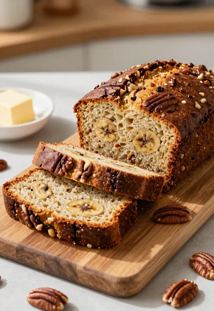 10 Pecan Dessert Recipes for Nutty Easy Holiday-Style Treats - 4. Pecan Banana Bread